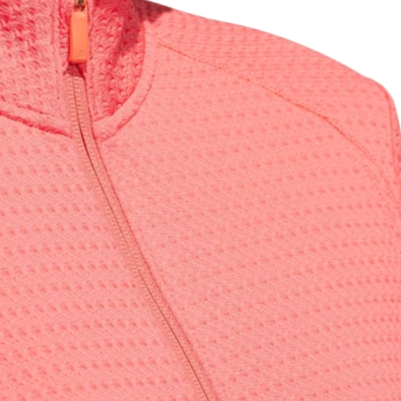 Adidas Women's Ultimate365 Textured Jacket.  Preloved Scarlet Color. Size L - Picture 4 of 13